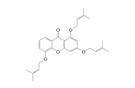 POLYANXANTHONE-A;1,3,5-TRIPRENYLOXYXANTHONE