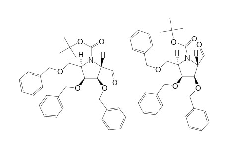 (2S,3R,4S,5R)-N-BUTOXYCARBONYL-(3,4-DIBENZYLOXY-5-BENZYLOXYMETHYL)-PYRROLIDINE-2-CARBALDEHYDE