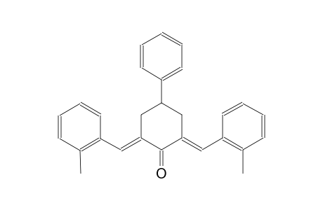 cyclohexanone, 2,6-bis[(2-methylphenyl)methylene]-4-phenyl-, (2E,6E)-