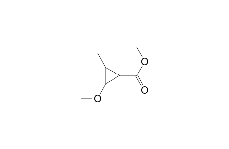 2-Methoxy-3-methyl-1-cyclopropanecarboxylic acid methyl ester