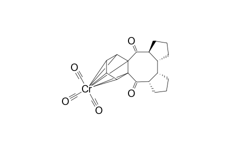 (3aR,3bS,6aS,12aS) trans-Tricarbonyl{.eta.6-1,2,3,3a,3b,4,5,6,6a,12a-decahydro-3a,3b,6a-endo-12a-exo-dicyclopenta[d,f]benzocyclooctene-7,12-dione)}chromium(0)