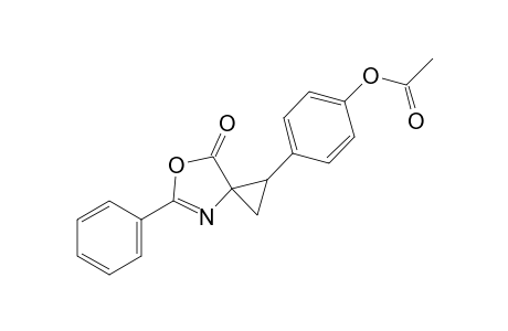 1-(p-hydroxyphenyl)-5-phenyl-6-oxa-4-azaspiro[2,4]hept-4-en-7-one, acetate (ester)