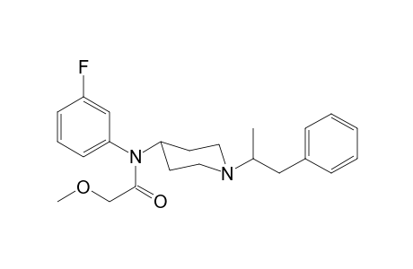 N-3-Fluorophenyl-2-methoxy-N-[1-(1-phenylpropan-2-yl)piperidin-4-yl]acetamide