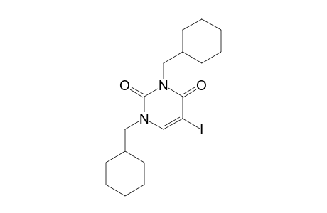 1,3-BIS-(CYCLOHEXYLMETHYL)-5-IODOPYRIMIDINE-2,4(1H,3H)-DIONE