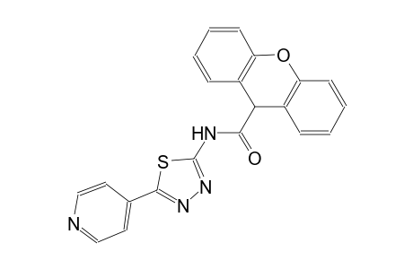 N-[5-(4-pyridinyl)-1,3,4-thiadiazol-2-yl]-9H-xanthene-9-carboxamide