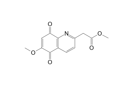 2-(Methoxycarbonylmethyl)-6-methoxy-5,8-quinolinedione