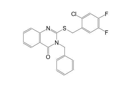 4(3H)-quinazolinone, 2-[[(2-chloro-4,5-difluorophenyl)methyl]thio]-3-(phenylmethyl)-