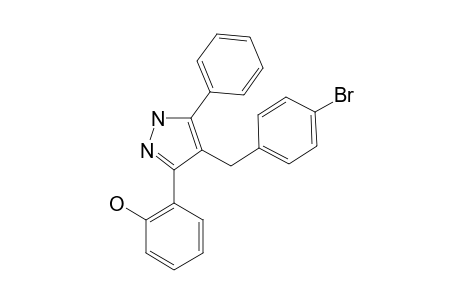 4-(4-Bromobenzyl)-3(5)-(2-hydroxyphenyl)-5(3)-phenylpyrazole