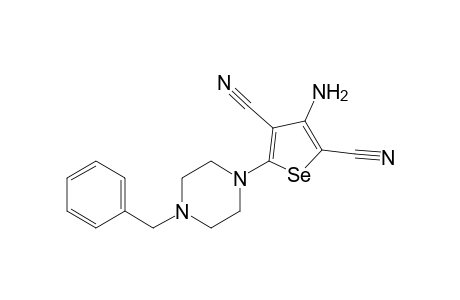 3-Amino-5-(4-benzyl-1-piperazinyl)-2,4-selenophenedicarbonitrile