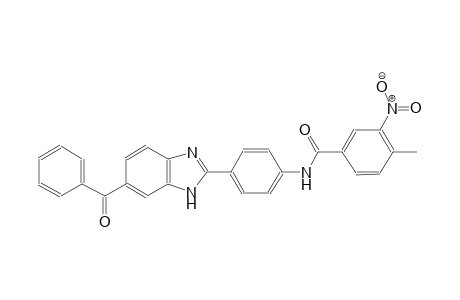 N-[4-(6-benzoyl-1H-benzimidazol-2-yl)phenyl]-4-methyl-3-nitrobenzamide