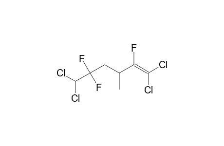 1,1,6,6-tetrachloro-2,5,5-trifluoro-3-methylhex-1-ene