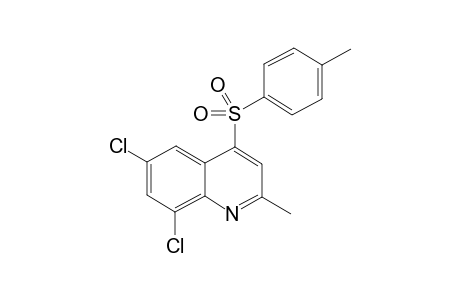 6,8-Dichloro-2-methyl-4-(4-toluenesulfonyl)quinoline