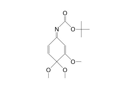 N-(T-Butoxycarbonyl)-3-methoxy-P-benzoquinone imine dimethyl ketal