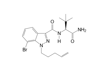 N-((2S)-1-amino-3,3-dimethyl-1-oxobutan-2-yl)-7-bromo-1-(pent-4-en-1-yl)-1H-indazole-3-carboxamide