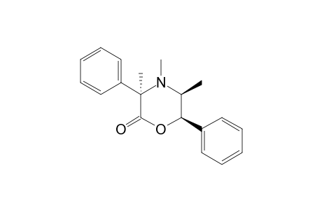 (3R,5S,6R)-3,4,5-trimethyl-3,6-diphenyl-2-morpholinone