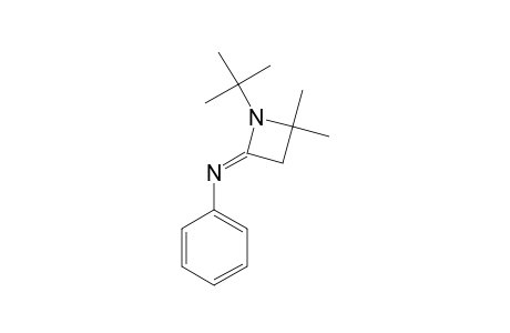 2,2-DIMETHYL-4-PHENYLIMINO-1-TERT.-BUTYL-AZETIDINE