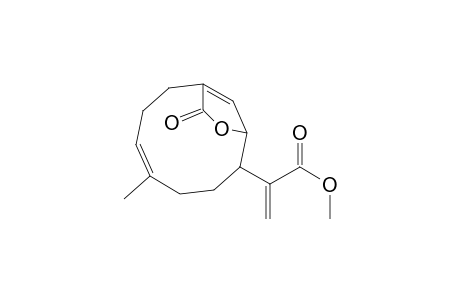 2-(1-Methoxycarbonyl-ethenyl)-5-methyl-11-oxa-bicyclo[7.2.1]dodecan-5,9(12)-dien-10-one