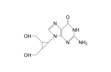 9-(2,3-Bis<hydroxymethyl>-cyclopropyl)-guanine