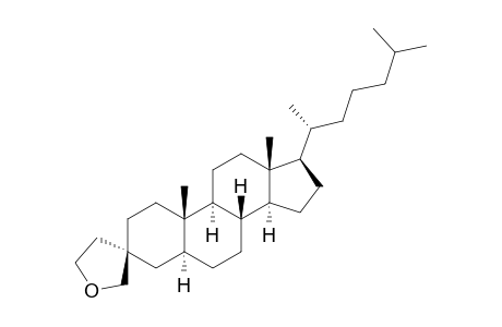 (3S)-spiro[ 5.alpha.-Cholestane-3,3'-tetrahydrofuran]