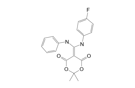 5-[(ANILINO)-(4-FLOROPHENYLAMINO)-METHYLENE]-2,2-DIMETHYL-4,6-DIOXO-1,3-DIOXANE