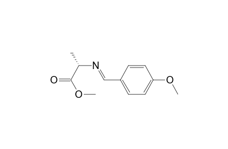 L-Alanine, N-[(4-methoxyphenyl)methylene]-, methyl ester