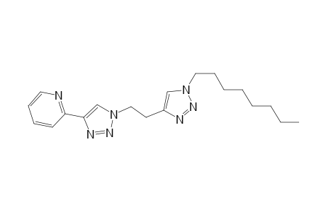 2-{1-[2-(1-Octyl-1H-1,2,3-triazol-4-yl)ethyl]-1H-1,2,3-triazol-4-yl}pyridine