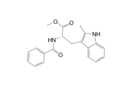 L-Tryptophan, N-benzoyl-.alpha.-methyl-, methyl ester