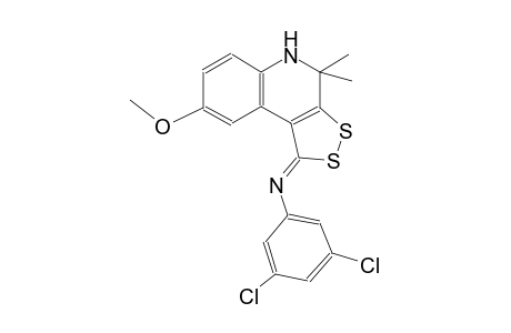 benzenamine, 3,5-dichloro-N-[(1Z)-4,5-dihydro-8-methoxy-4,4-dimethyl-1H-[1,2]dithiolo[3,4-c]quinolin-1-ylidene]-