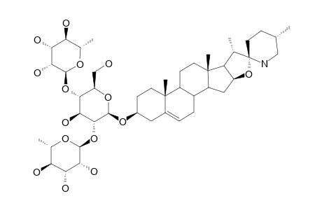 SOLAVERBASCINE-3-BETA-O-CHACOTRIOSIDE;(22S,25R)-16-BETA-HYDROXY-3-BETA-[O-ALPHA-L-RHAMNOPYRANOSYL-(1->2)-[O-ALPHA-L-RHAMNOPYRANOSYL-(1->4)]-BETA-D