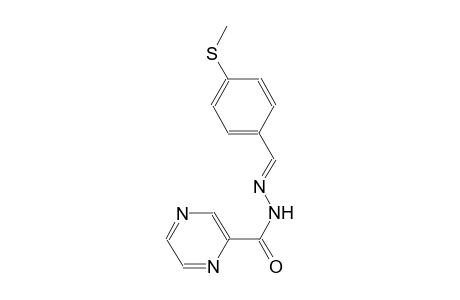 N'-{(E)-[4-(methylsulfanyl)phenyl]methylidene}-2-pyrazinecarbohydrazide