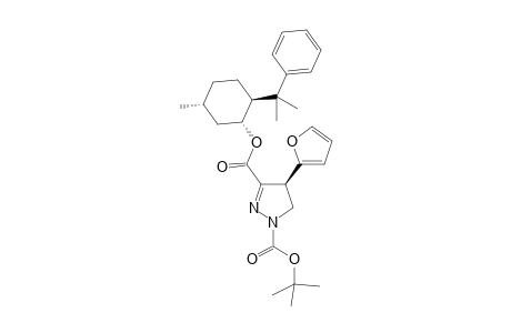 (-)-(1R,2S,5R)-8-Phenylmenthyl 3-((4S)-1-tert-butoxycarbonyl-4-(2-furyl)-4,5-dihydro-1H-prazole)carboxylate