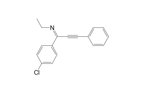 N-[1-(4-Chlorophenyl)-3-phenyl-2-propyn-1-ylidene)ethylamine