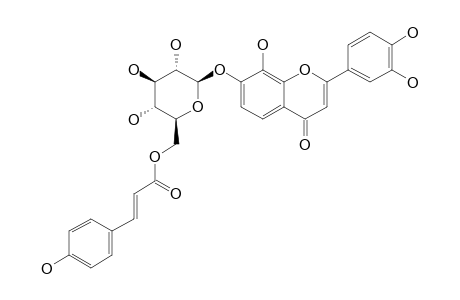 8,3',4'-TRIHYDROXYFLAVONE-7-O-(6''-O-PARA-COUMAROYL)-BETA-D-GLUCOPYRANOSIDE