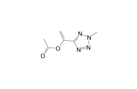 1-(2-Methyl-2H-tetraazol-5-yl)vinyl acetate