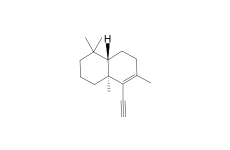 (+)-(4aS,8aS)-8-Ethynyl-1,2,3,4,4a,5,6,8a-octahydro-4,4,7,8a-tetramethylnaphthalene