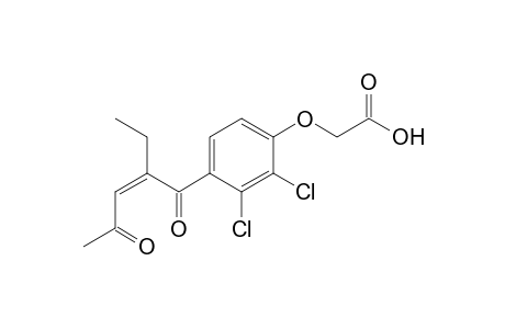 (Z)-[4'-(3"-Acetyl-2"-ethylacryloyl)-2',3'-dichlorophenoxy]-acetic acid