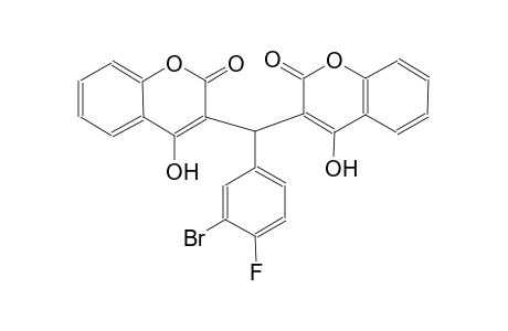 3-[(3-bromo-4-fluorophenyl)(4-methyl-2-oxo-2H-chromen-3-yl)methyl]-4-methyl-2H-chromen-2-one