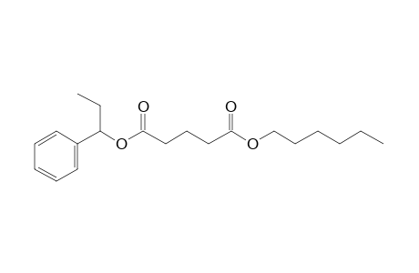 Glutaric acid, hexyl 1-phenylpropyl ester