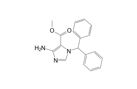 1H-Imidazole-5-carboxylic acid, 4-amino-1-(diphenylmethyl)-, methyl ester