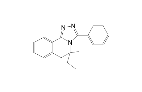 [1,2,4]triazolo[3,4-a]isoquinoline, 5-ethyl-5,6-dihydro-5-methyl-3-phenyl-