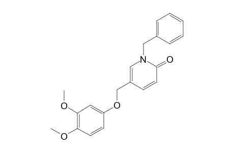 1-Benzyl-5-((3,4-dimethoxyphenoxy)methyl)pyridin-2(1H)-one