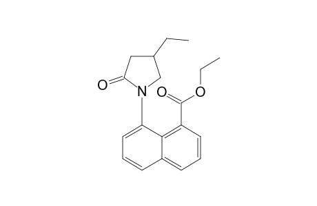 8-(4-Ethyl-2-keto-pyrrolidino)naphthalene-1-carboxylic acid ethyl ester