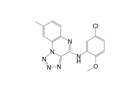 tetrazolo[1,5-a]quinoxalin-4-amine, N-(5-chloro-2-methoxyphenyl)-8-methyl-