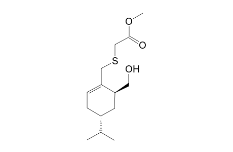 Methyl 4-[6-(hydroxymethyl)-4-isopropylcyclohex-1-en-1-yl]-3-thiabutanoate