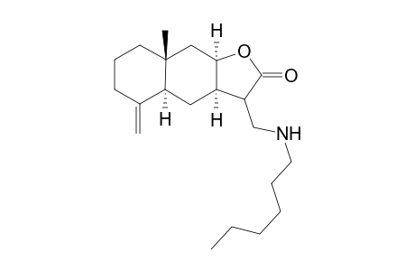 (3aR,4aS,8aR,9aR)-3-[(Hexylamino)methyl]decahydro-8a-methyl-5-methylidenenaphtho[2,3-b]furan-2(3H)-one