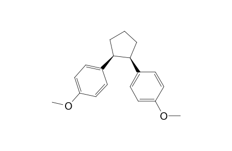 cis-1,2-di(4-methoxyphenyl)cylopentane