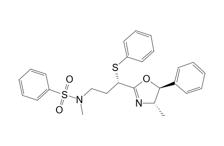 (4S,5S)-2-[3-(N-Benzenesulfonylamino)-(1S)-1-phenylthiopropyl]-4-methyl-5-phenyl-1,3-oxazoline