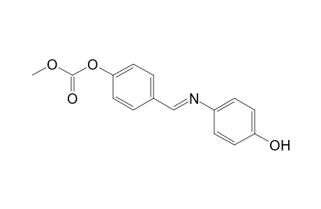 (E)-4-(((4-hydroxyphenyl)imino)methyl)phenyl methyl carbonate