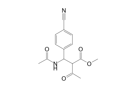 2-[acetamido-(4-cyanophenyl)methyl]-3-keto-butyric acid methyl ester