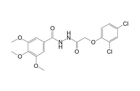 1-[(2,4-dichlorophenoxy)acetyl]-2-(3,4,5-trimethoxybenzoyl)hydrazine
